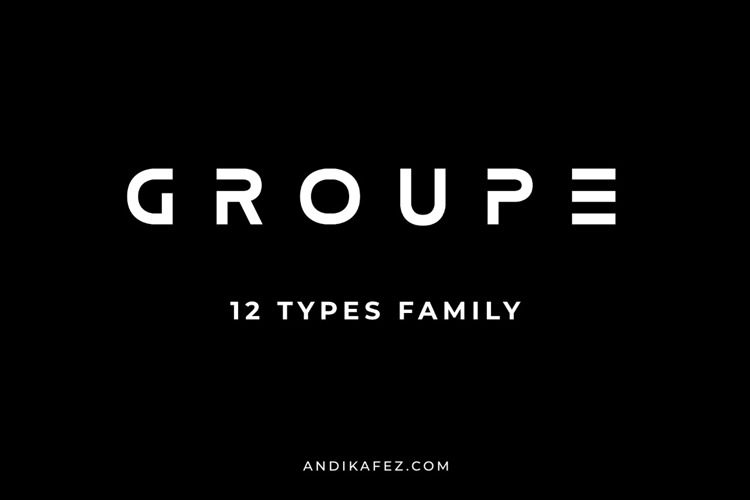 GROUPE Font