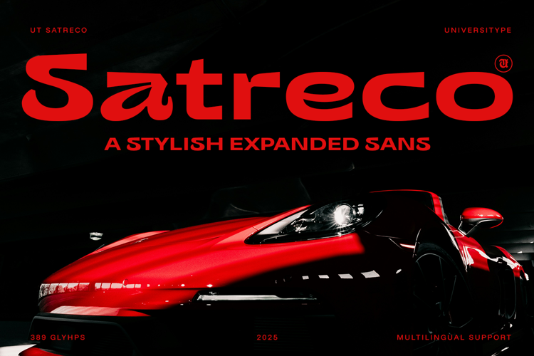 Preview of UT Satreco Font