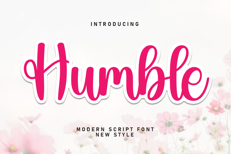 Preview of Humble Font