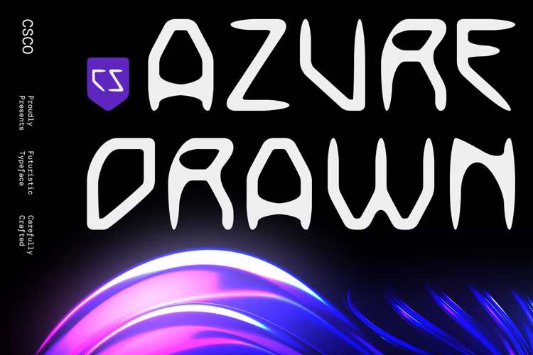 Preview of CS Azure Drawn Font