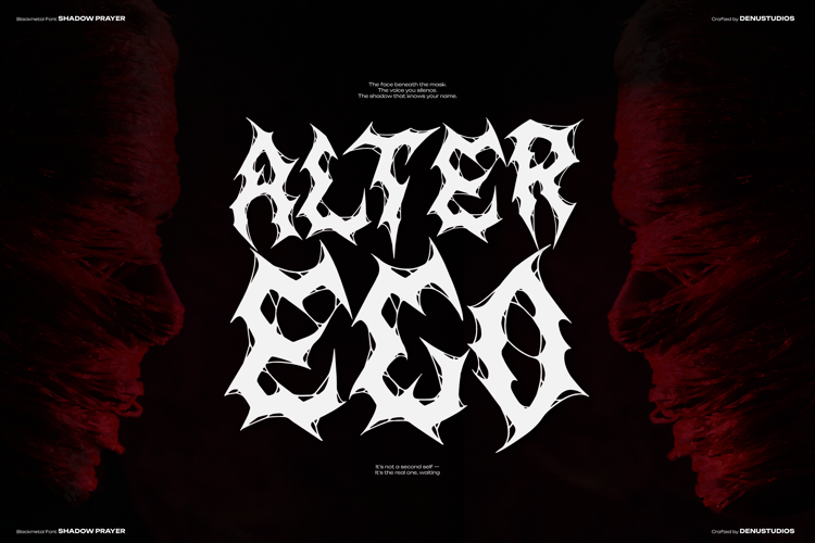 Preview of Shadow Prayer Font