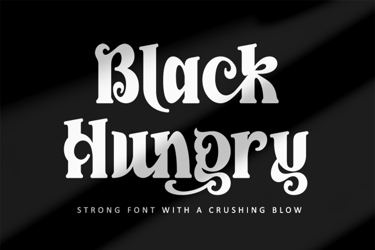Black Hungry - Font