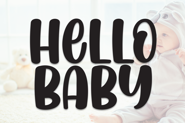 Preview of Hello Baby Font