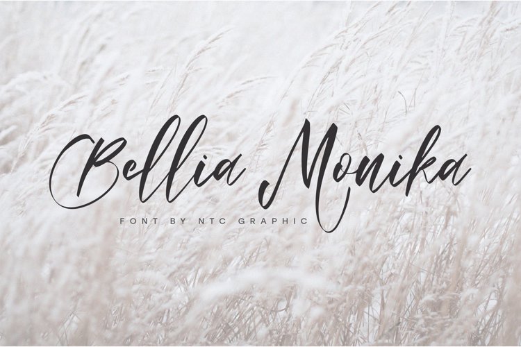 Preview of Bellia Monika Font