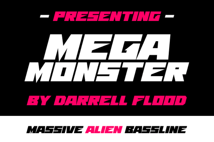 Mega Monster Font