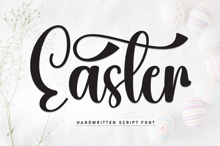 Preview of Easter Font