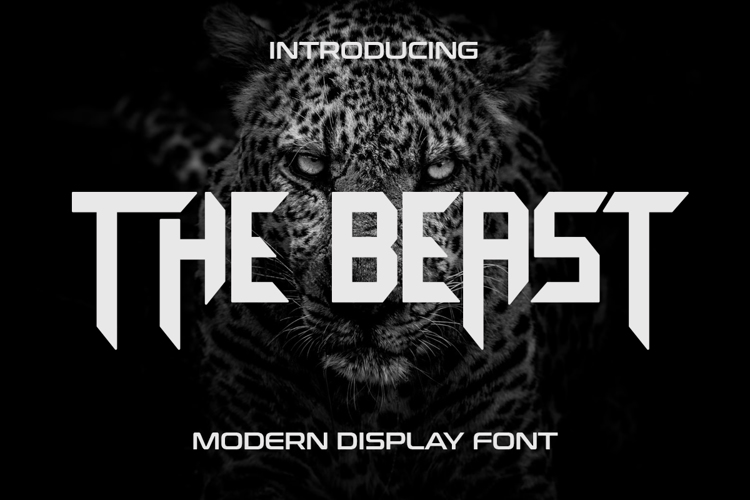 Preview of The Beast Font
