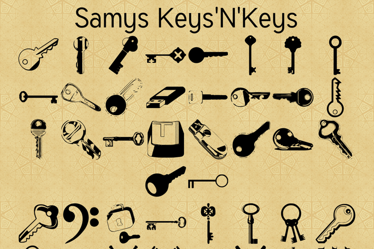 Samys Keys N Keys Font