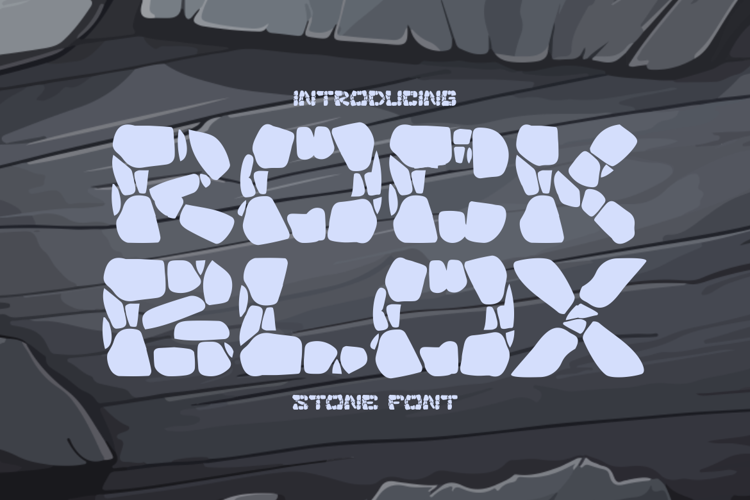 Preview of Rock Blox Font