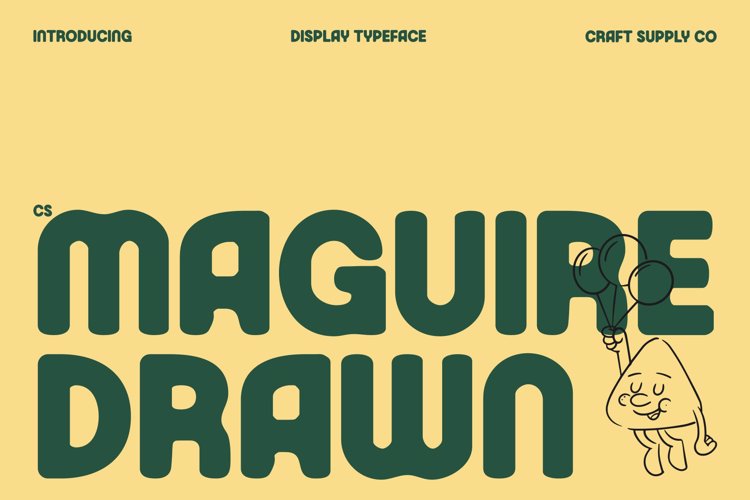 Preview of CS Maguire Drawn Font