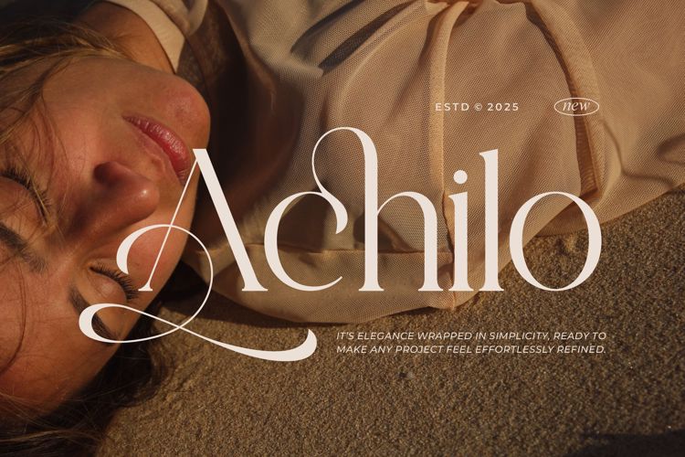Preview of Achilo Font