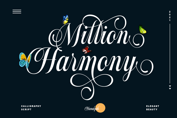 Million Harmony Font