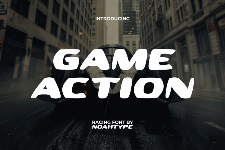 Preview of Game Action Font