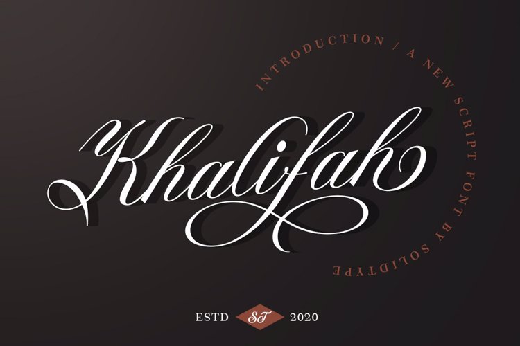 Khalifah Script Font