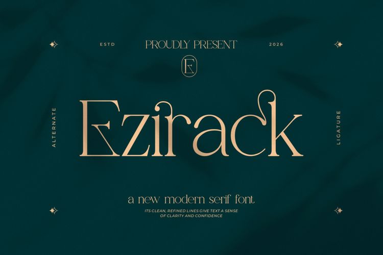 Preview of Ezirack Font