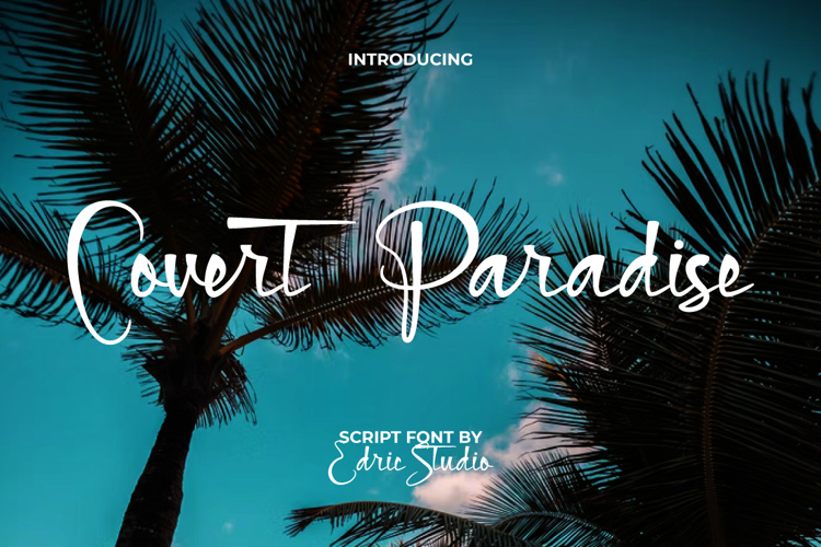 Covert Paradise Font