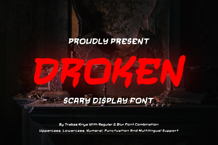 Preview of Droken Font