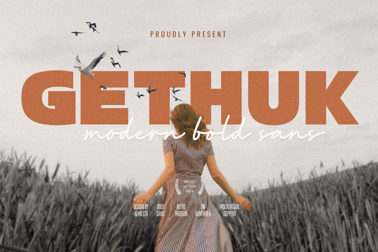 Preview of Gethuck Font