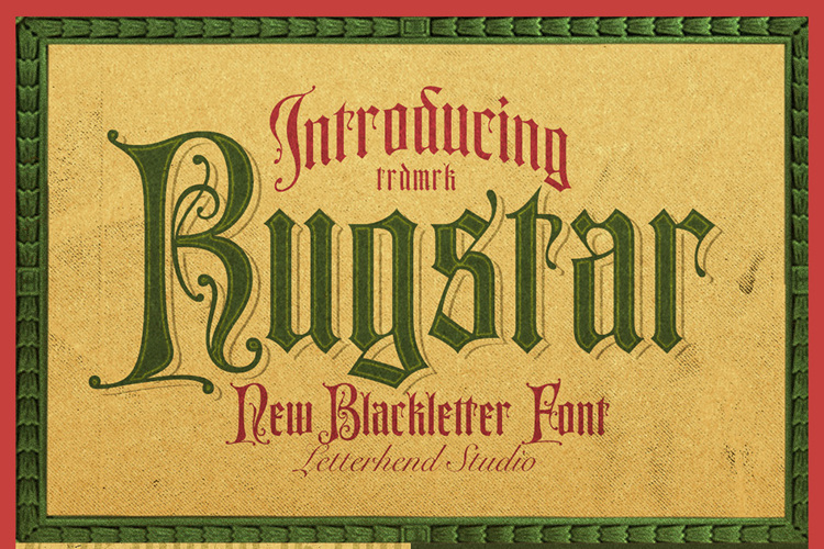 Preview of Rugstar Font