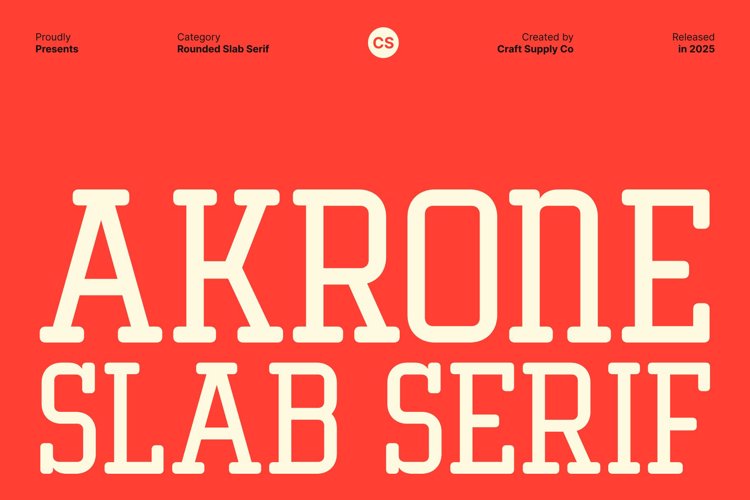 Preview of CS Akrone Font