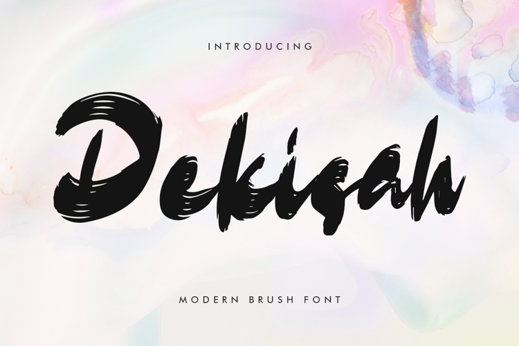 Preview of Dekisah Font