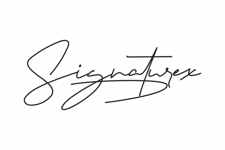 Signaturex Font