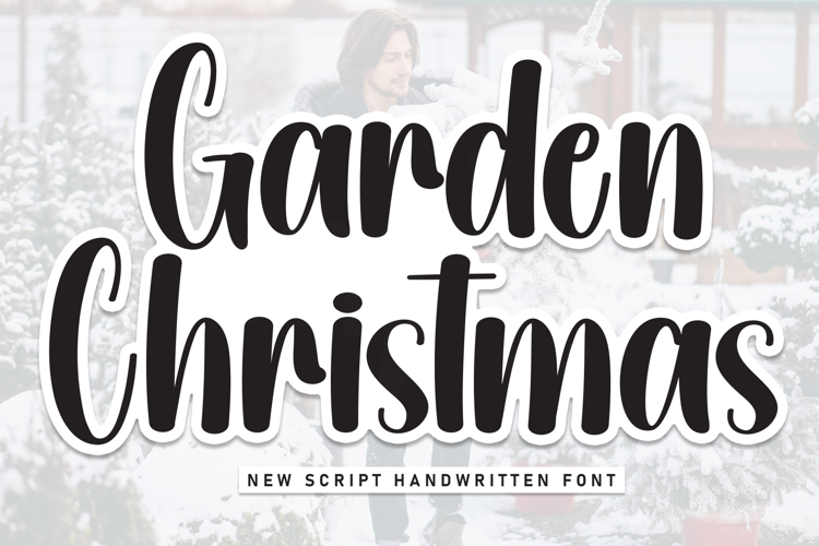 Preview of Garden Christmas Font