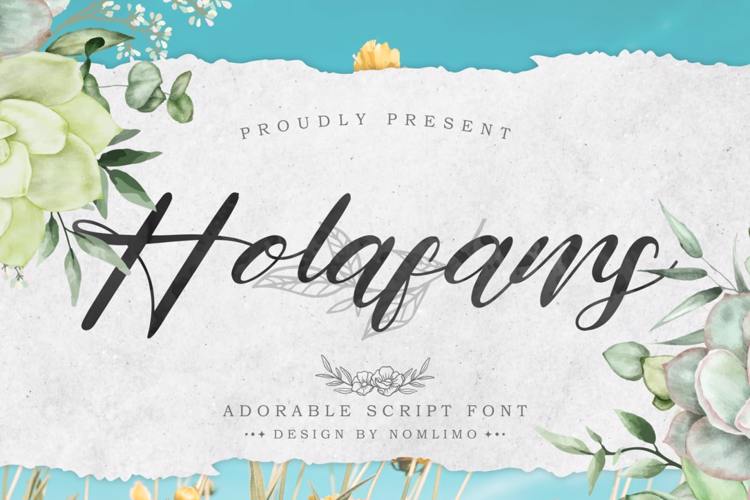 Holafams Font