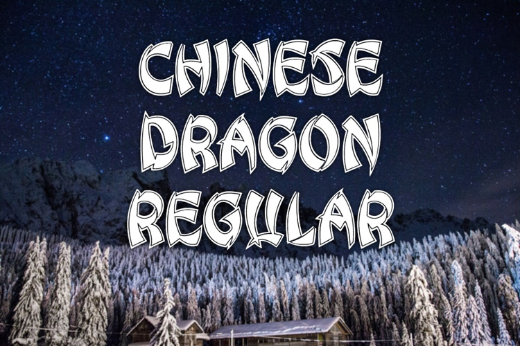 Chinese Dragon Font