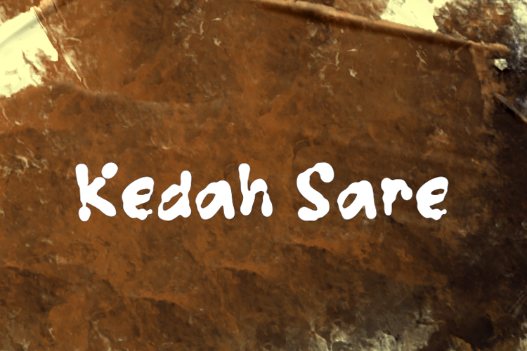 K Kedah Sare Font