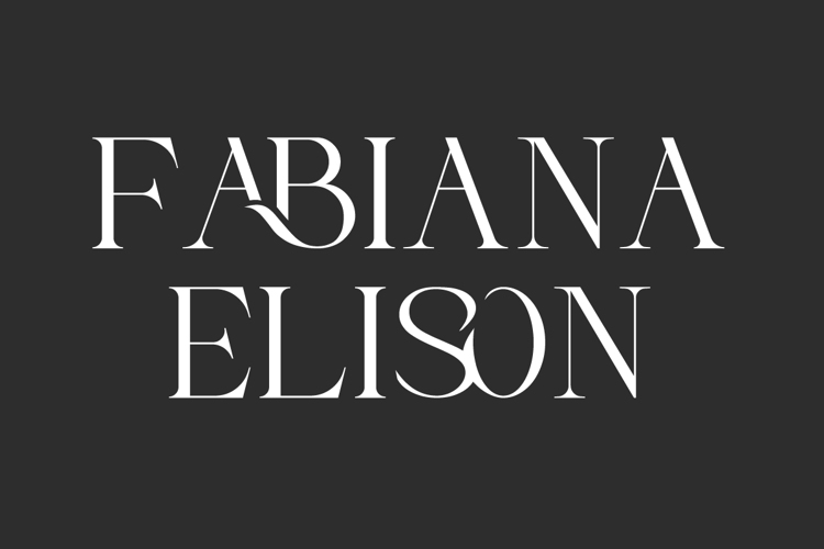 Preview of Fabiana Elison Font