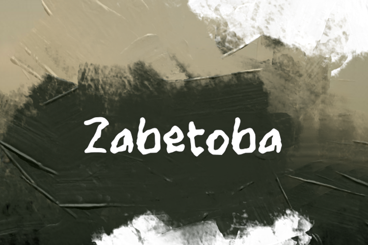 Preview of z  Zabetoba Font