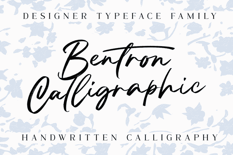 Bentron Calligraphic Font