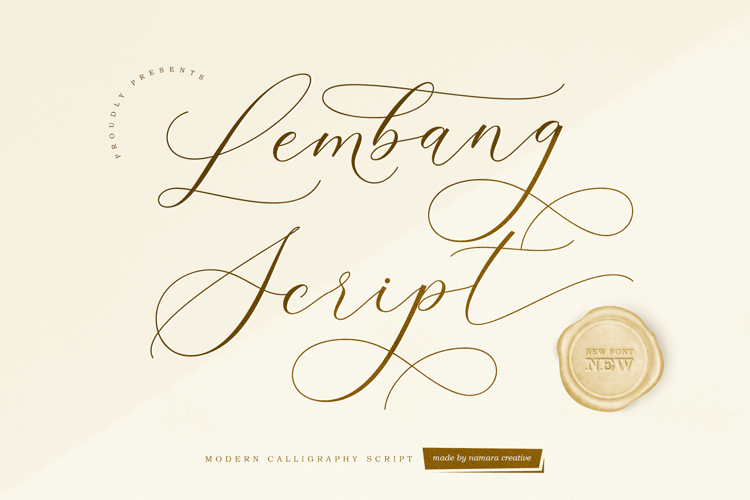 Lembang Script Font