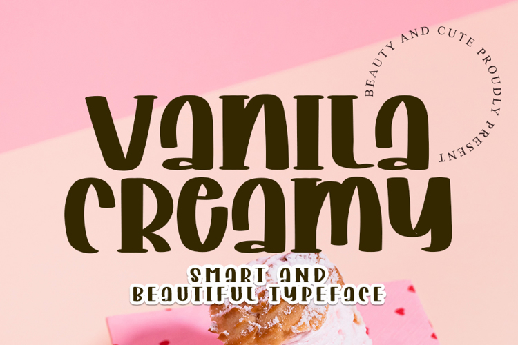 Vanila Creamy Font