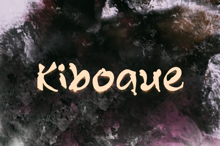 K Kiboque Font