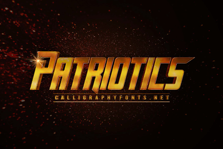 Patriotics Font