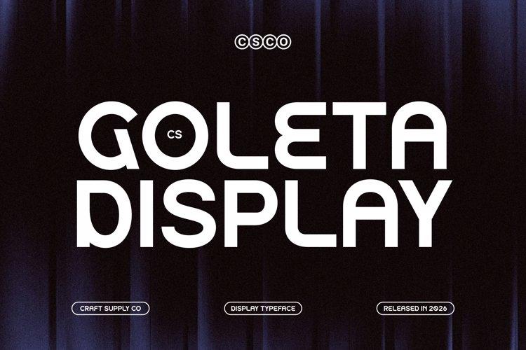Preview of CS Goleta Font