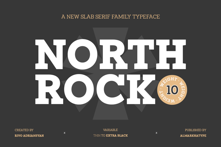 Preview of North Rock Font