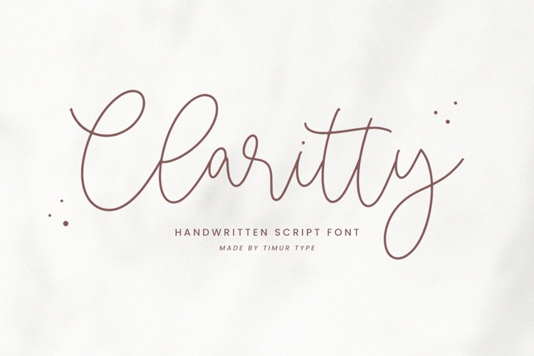 Claritty Font