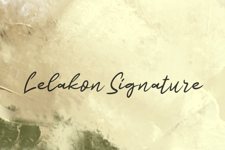 L Lelakon Signature Font