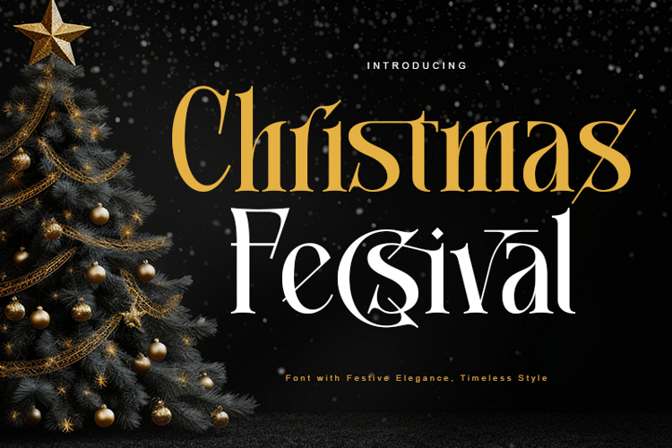 Preview of Christmas Fecsival Font