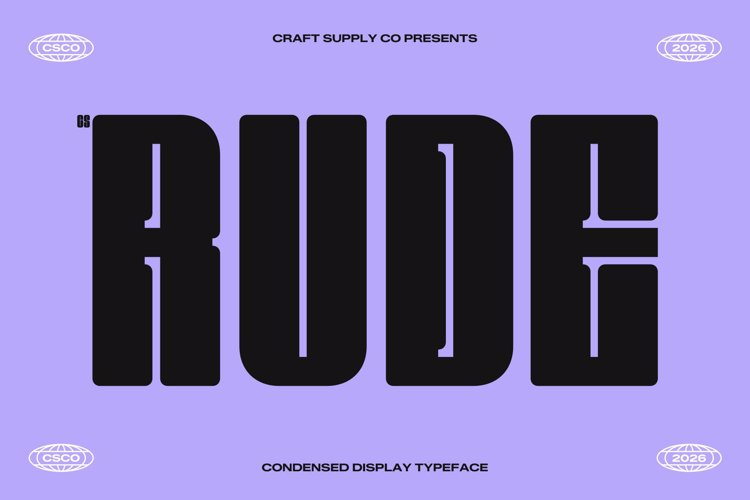 Preview of CS Rude Font