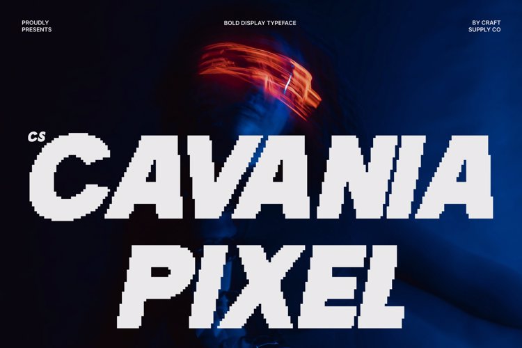 Preview of CS Cavania Pixel Font