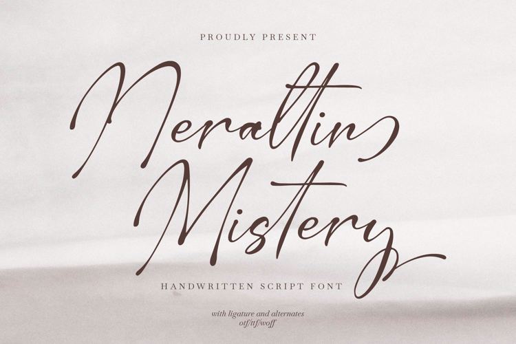 Preview of Neraltin Mistery Font