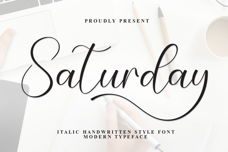 Preview of Saturday Font