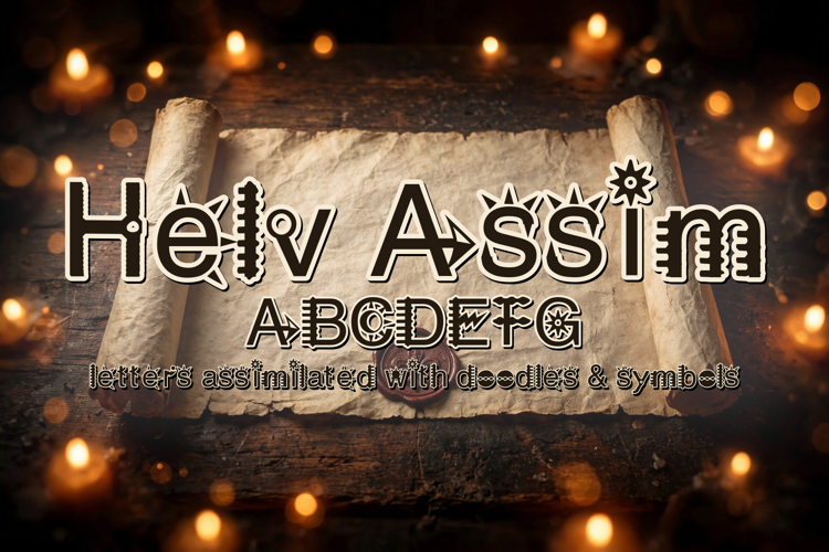 Preview of Helv Assim Font