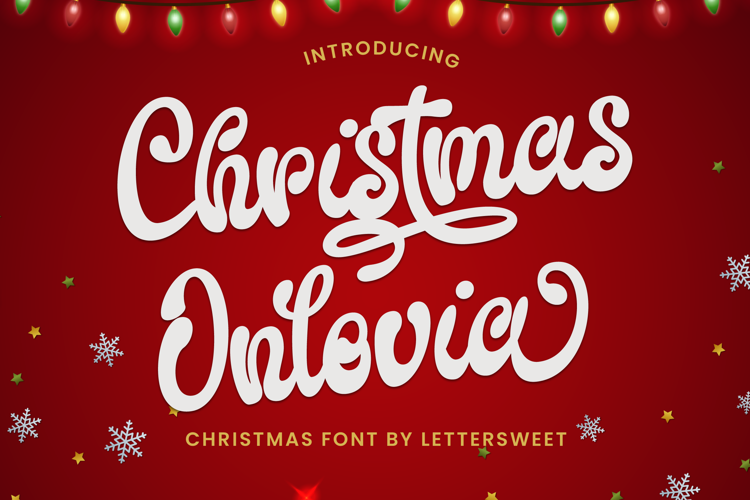 Christmas Onlovia Font