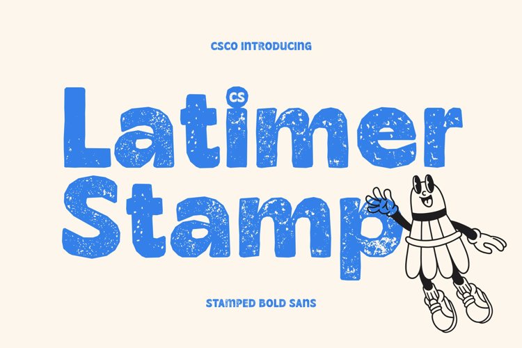 Preview of CS Latimer Stamp Font