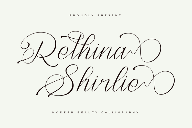 Rethina Shirlie Font